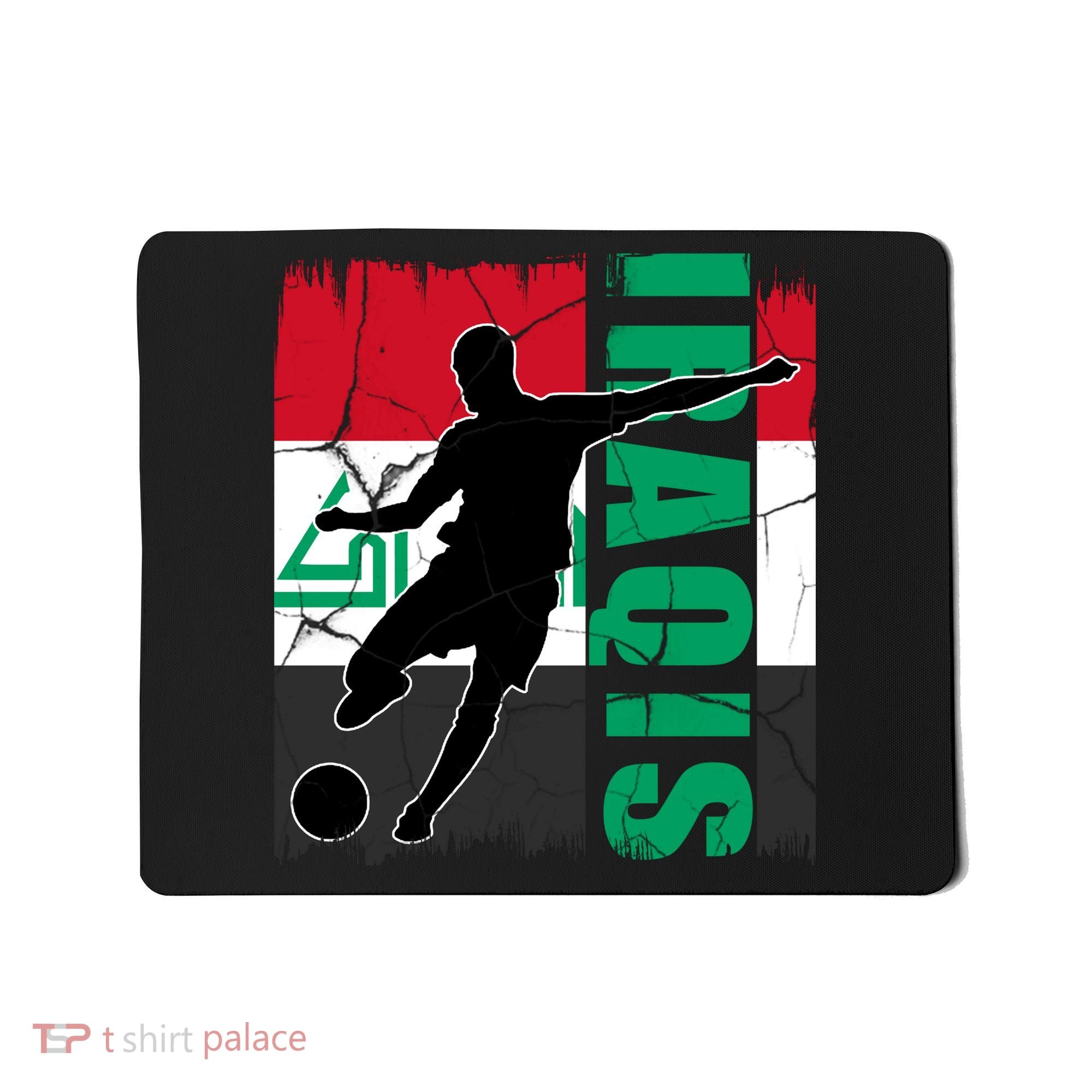 Iraqi Futbol Soccer Player Mousepad