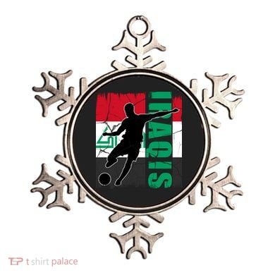 Iraqi Futbol Soccer Player Ornament