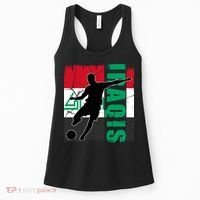 Iraqi Futbol Soccer Player Women's Tank Top thumb 0