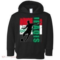 Iraqi Futbol Soccer Player Toddler Hoodie thumb 0