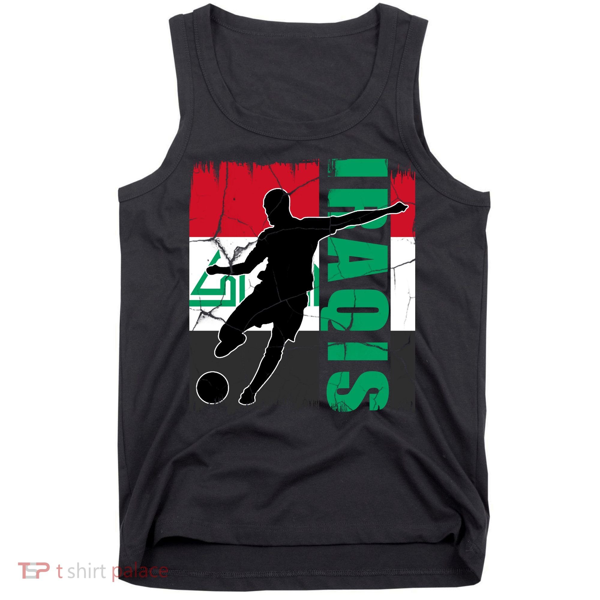 Iraqi Futbol Soccer Player Tank Top