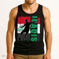 Iraqi Futbol Soccer Player Tank Top thumb 3