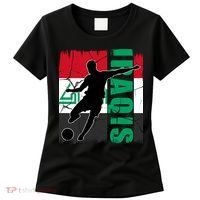 Iraqi Futbol Soccer Player Women's T-Shirt thumb 0