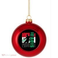 Iraqi Futbol Soccer Player Plastic Christmas Ball Ornament thumb 0