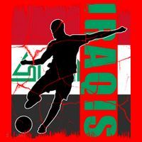 Iraqi Futbol Soccer Player Santa Hat thumb 1