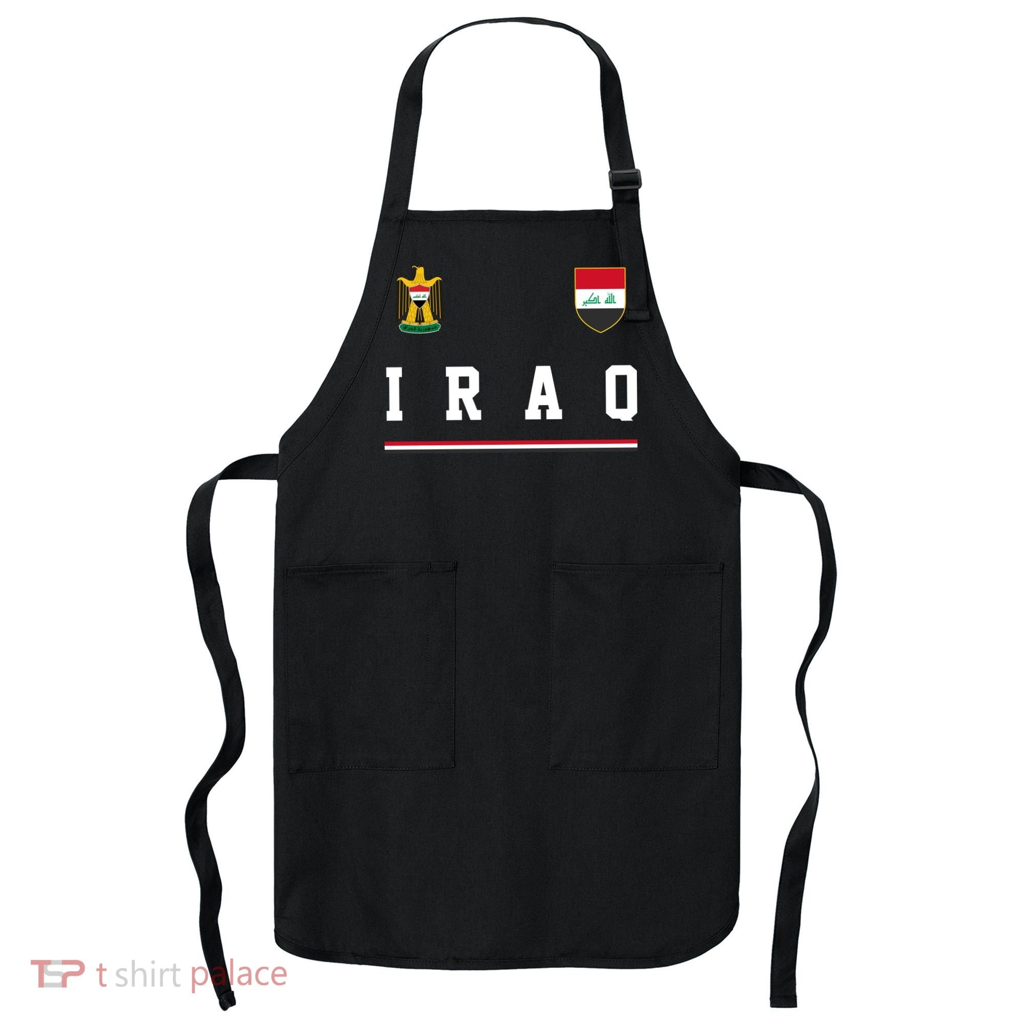 Iraq Futbol Soccer Logo Apron