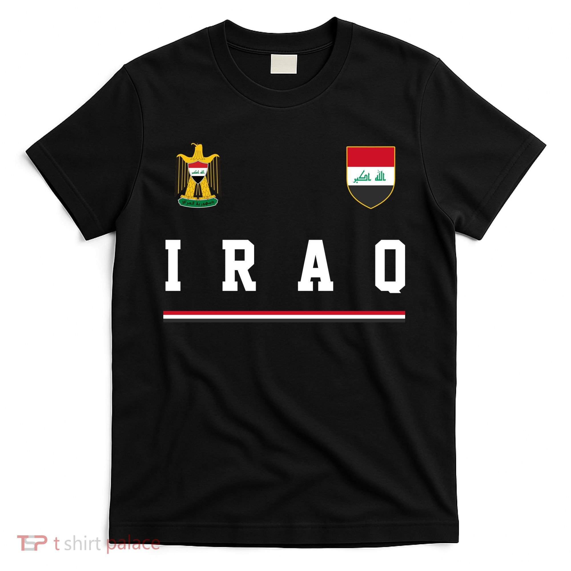 Iraq Futbol Soccer Logo T-Shirt