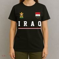 Iraq Futbol Soccer Logo T-Shirt thumb 4