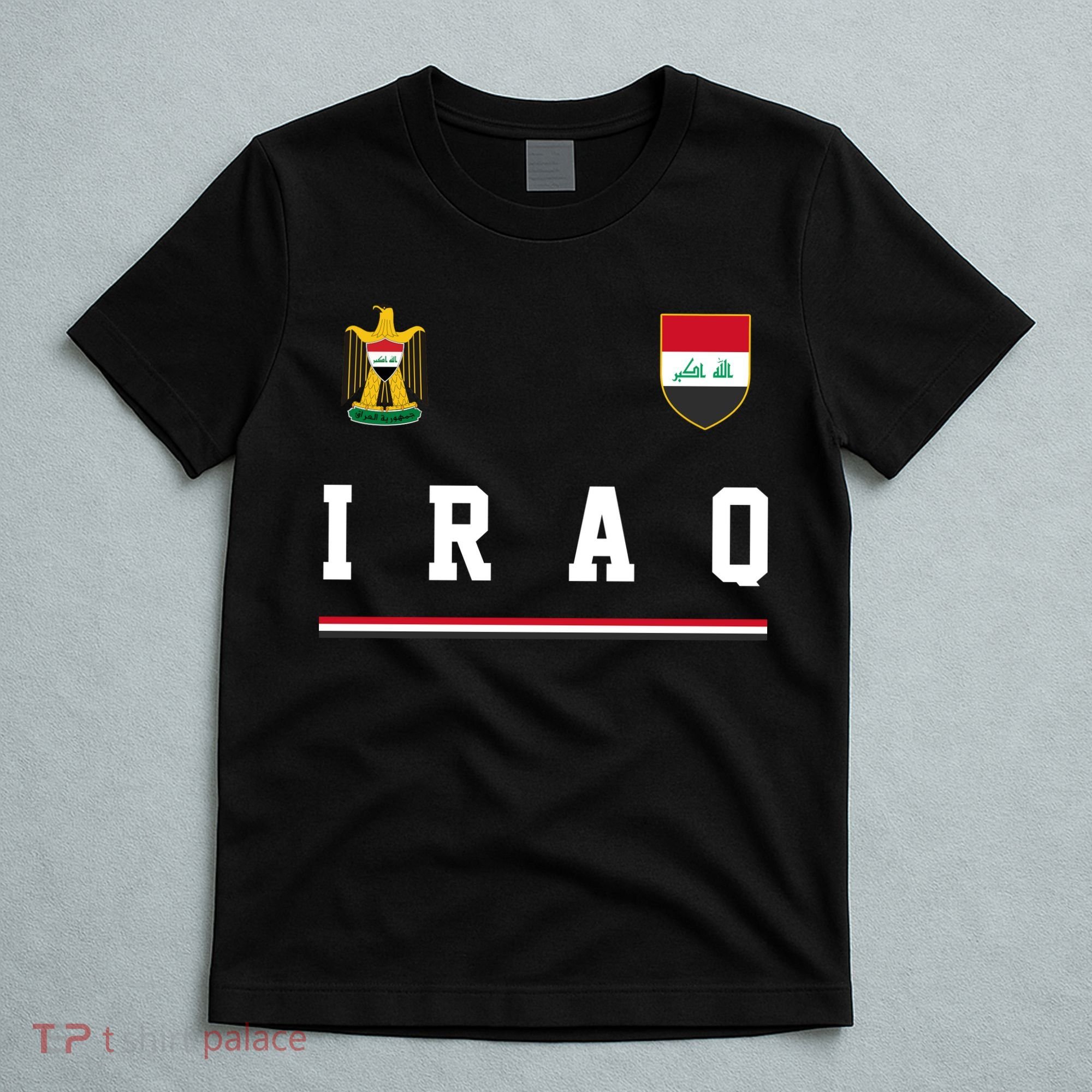 Iraq Futbol Soccer Logo T-Shirt