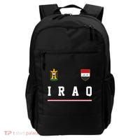 Iraq Futbol Soccer Logo Backpack thumb 0