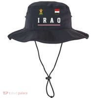 Iraq Futbol Soccer Logo Bucket Hat thumb 0