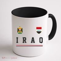 Iraq Futbol Soccer Logo Coffee Mug thumb 1