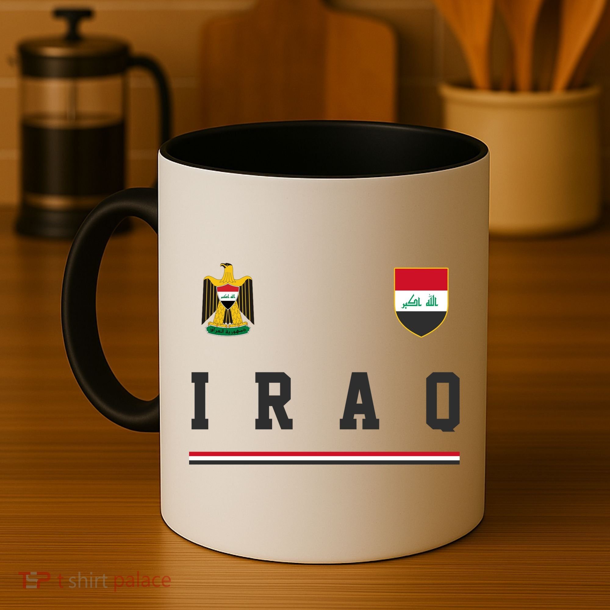 Iraq Futbol Soccer Logo Coffee Mug