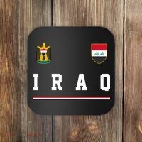Iraq Futbol Soccer Logo Coaster thumb 0