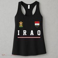 Iraq Futbol Soccer Logo Women's Tank Top thumb 3