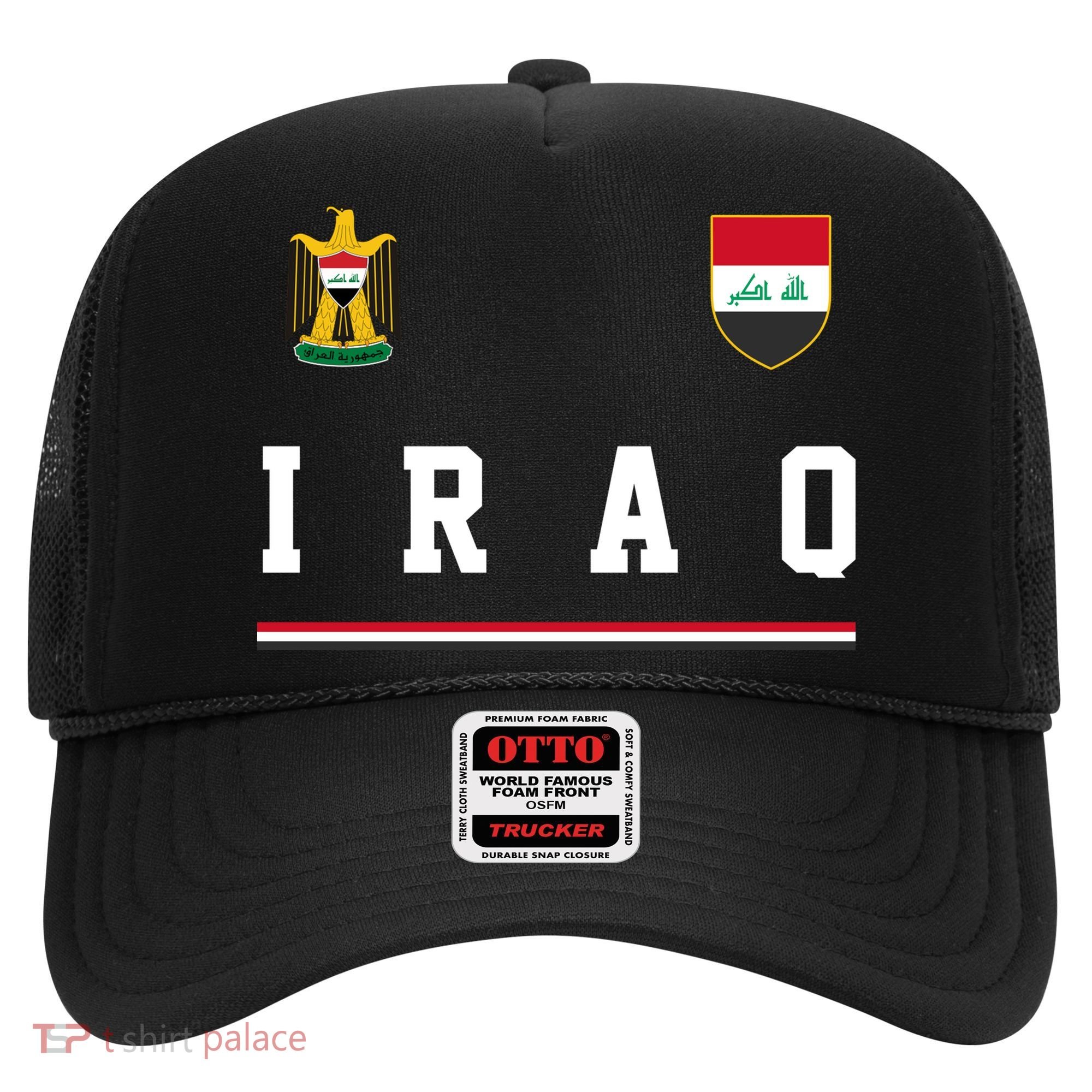 Iraq Futbol Soccer Logo Hat