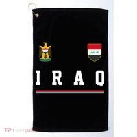 Iraq Futbol Soccer Logo Golf Towel thumb 0