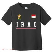 Iraq Futbol Soccer Logo Toddler T-Shirt thumb 0
