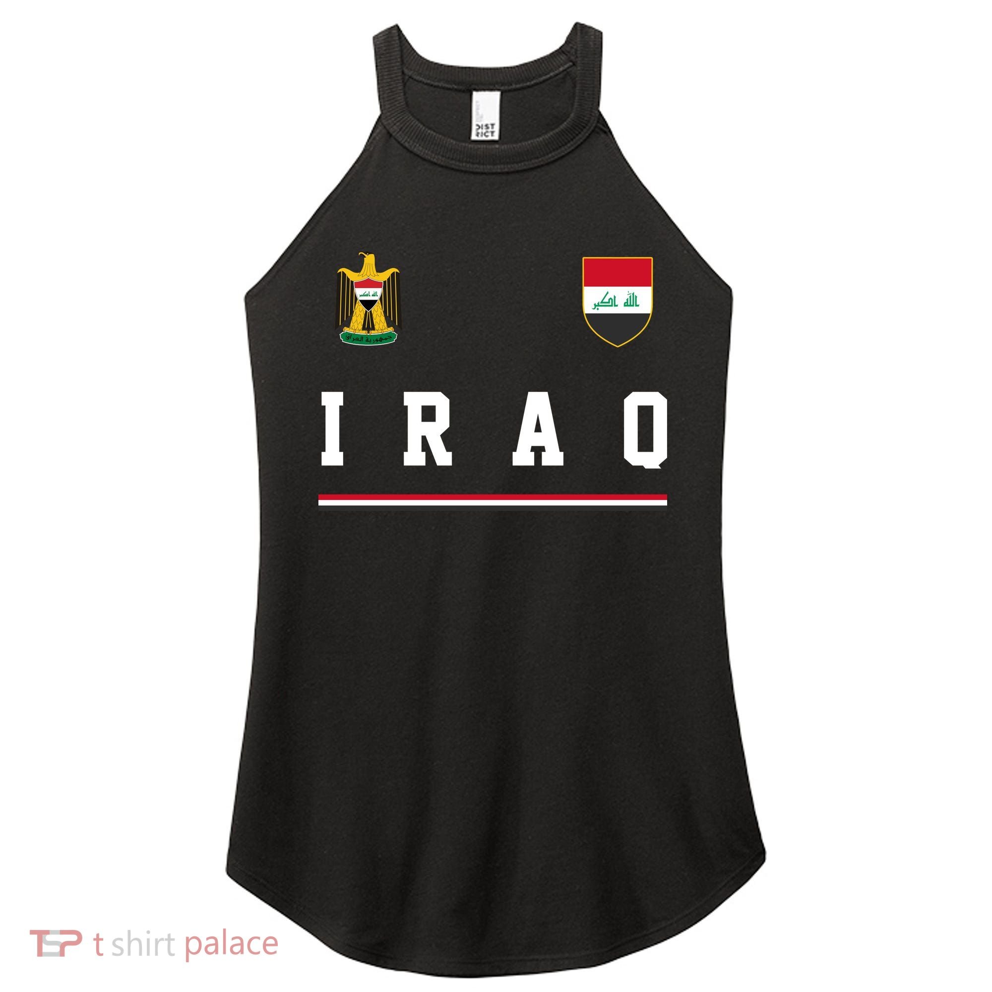 Iraq Futbol Soccer Logo Women's Perfect Tri Rocker Tank