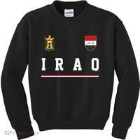 Iraq Futbol Soccer Logo Kids Sweatshirt thumb 0