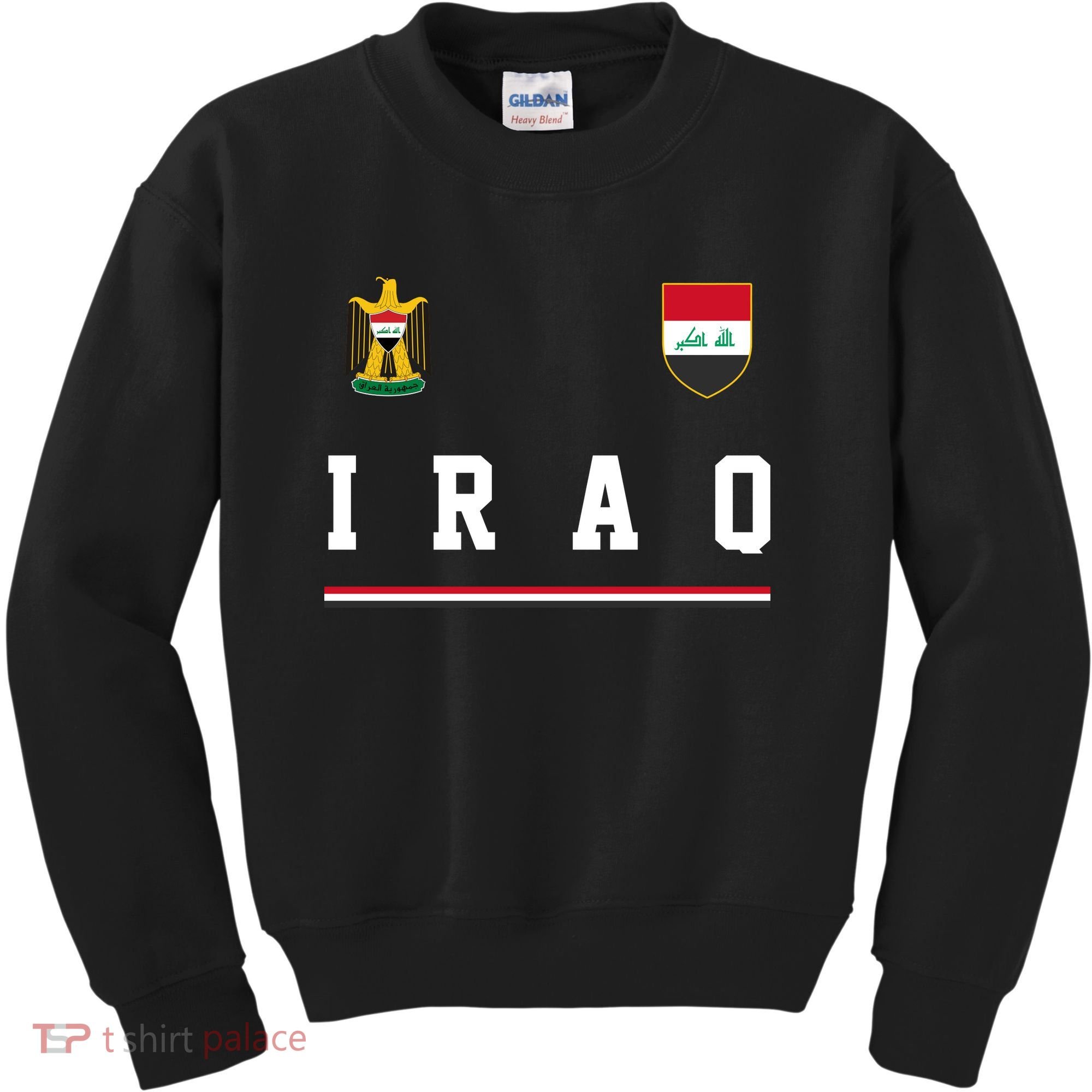 Iraq Futbol Soccer Logo Kids Sweatshirt
