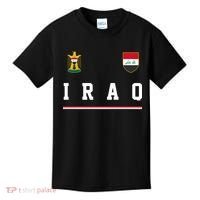Iraq Futbol Soccer Logo Kids T-Shirt thumb 0