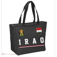Iraq Futbol Soccer Logo Tote Bag thumb 2