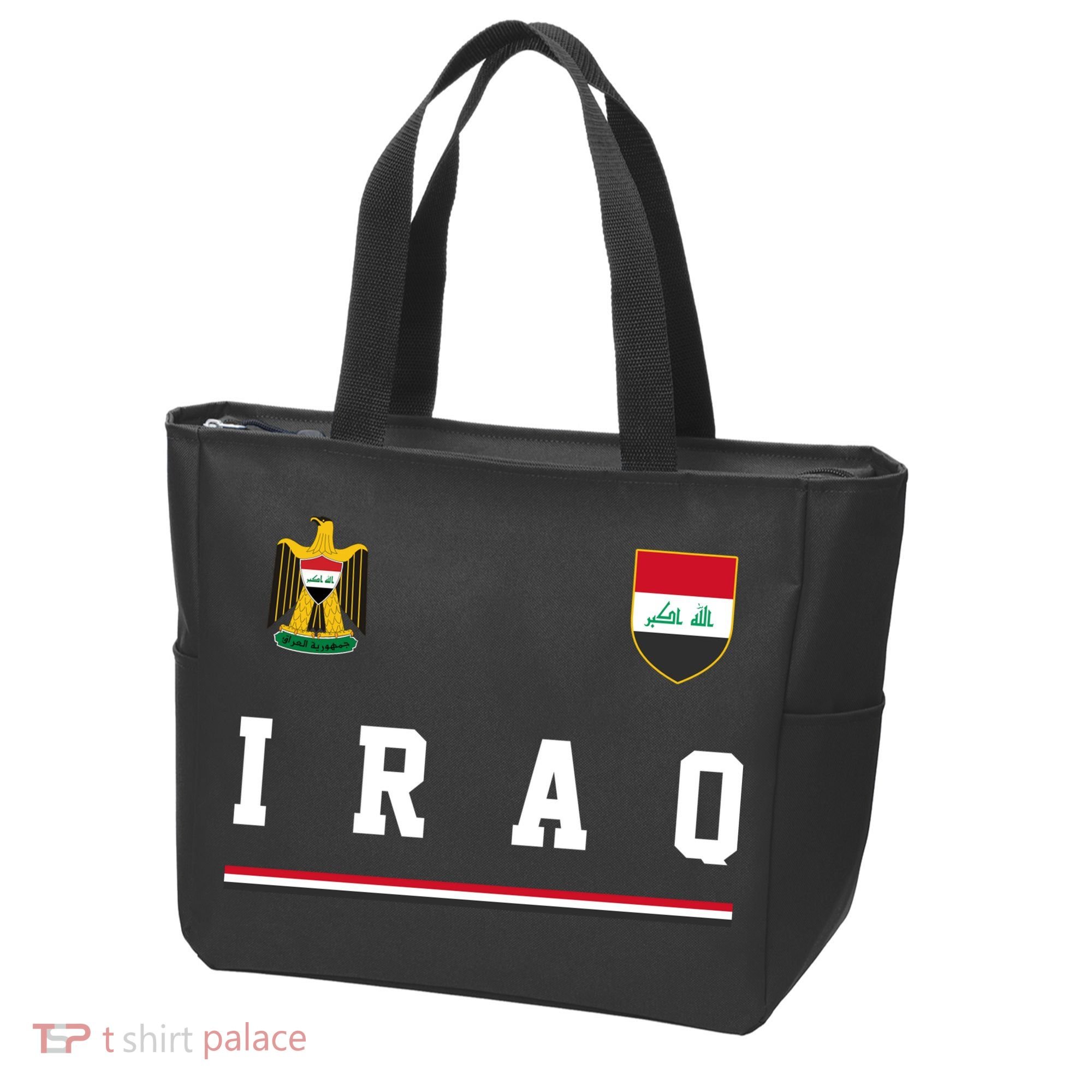 Iraq Futbol Soccer Logo Tote Bag