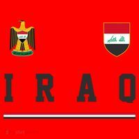 Iraq Futbol Soccer Logo Santa Hat thumb 1