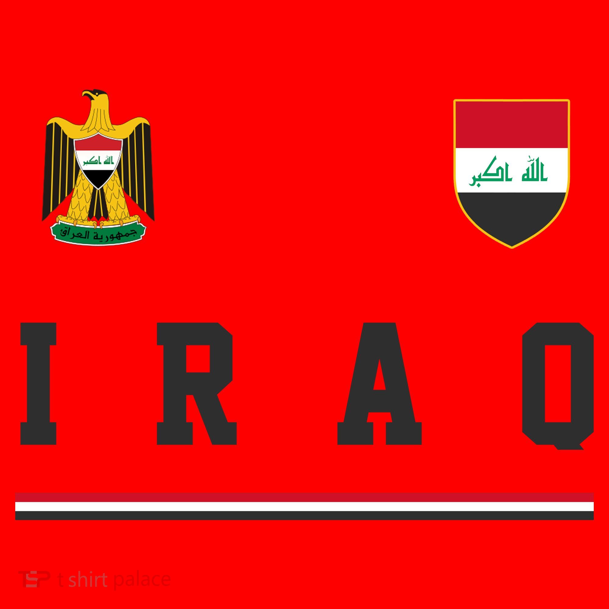 Iraq Futbol Soccer Logo Santa Hat