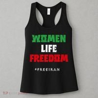 Iranian Flag, Support Women Iran, I Stand With Women Of Iran Women's Tank Top thumb 3