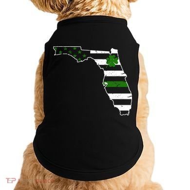 Irish Florida State Flag American Map Doggie Tank