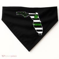 Irish Florida State Flag American Map USA-Made Doggie Bandana thumb 0