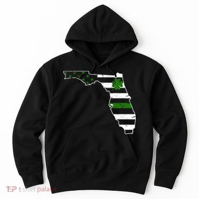 Irish Florida State Flag American Map Hoodie