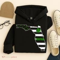 Irish Florida State Flag American Map Hoodie thumb 4