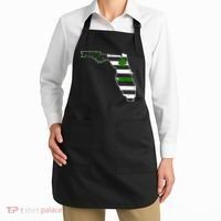 Irish Florida State Flag American Map Apron thumb 2