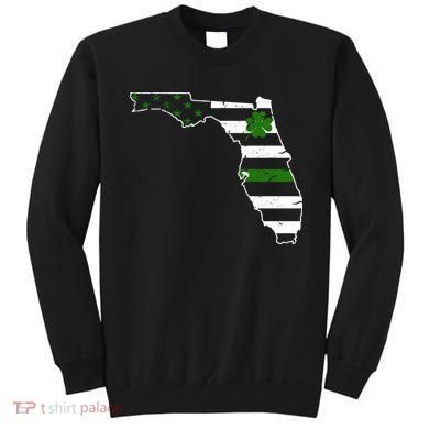 Irish Florida State Flag American Map Sweatshirt