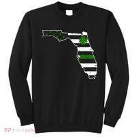 Irish Florida State Flag American Map Sweatshirt thumb 0