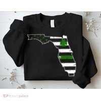 Irish Florida State Flag American Map Sweatshirt thumb 2