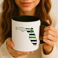 Irish Florida State Flag American Map Coffee Mug thumb 3