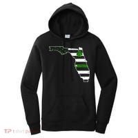 Irish Florida State Flag American Map Women's Hoodie thumb 0