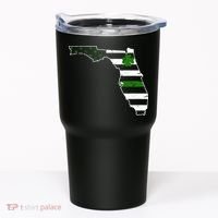 Irish Florida State Flag American Map Tumbler thumb 0