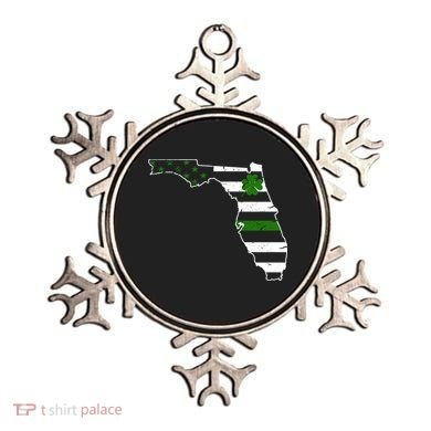Irish Florida State Flag American Map Ornament