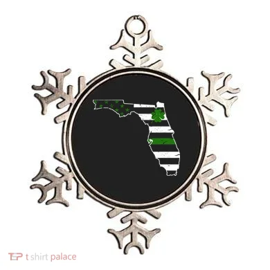 Irish Florida State Flag American Map Ornament