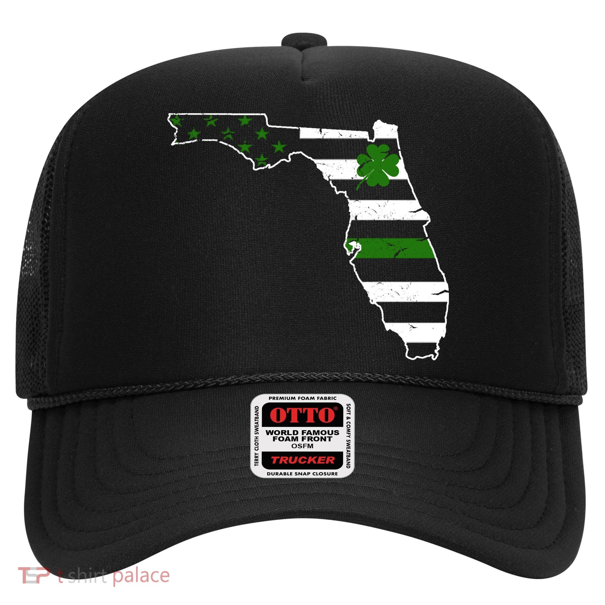 Irish Florida State Flag American Map Hat