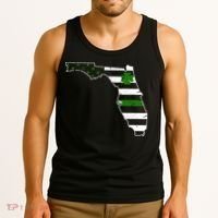 Irish Florida State Flag American Map Tank Top thumb 3