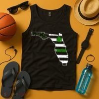 Irish Florida State Flag American Map Tank Top thumb 4