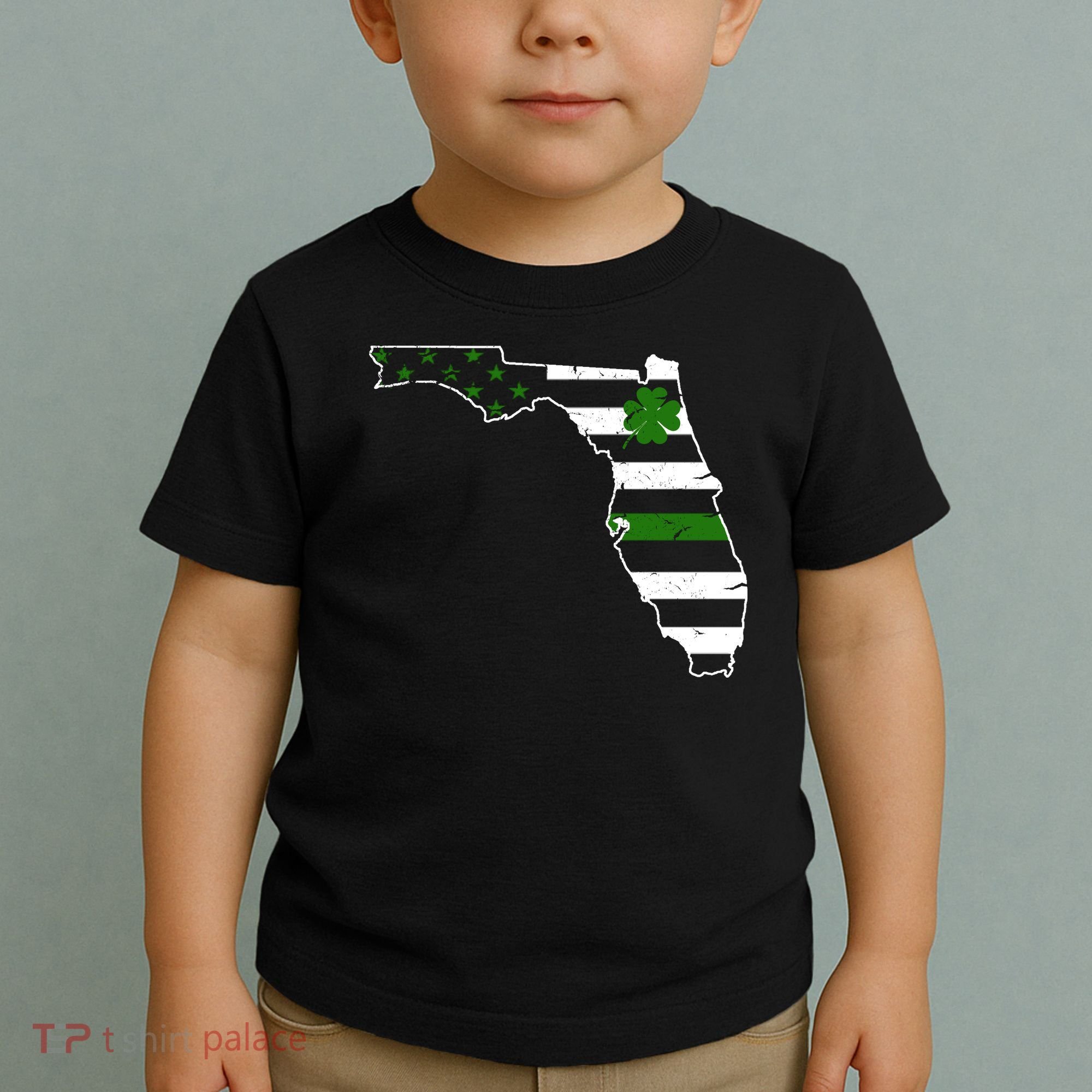 Irish Florida State Flag American Map Toddler T-Shirt