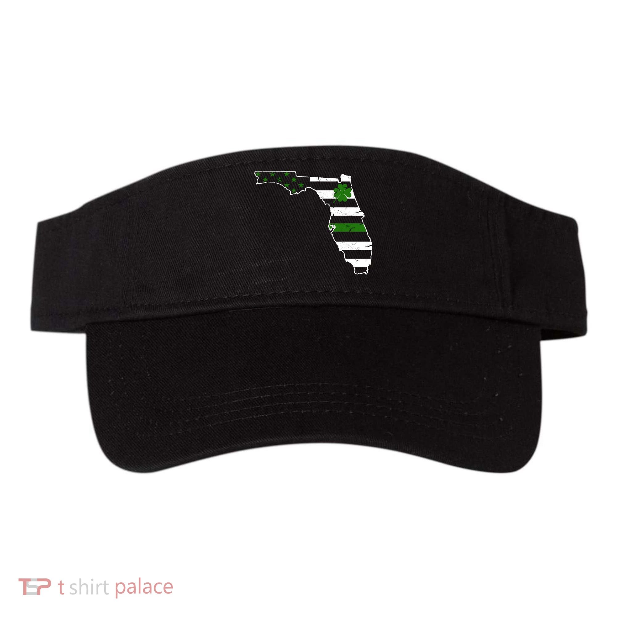 Irish Florida State Flag American Map Visor
