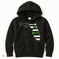 Irish Florida State Flag American Map Kids Hoodie thumb 0